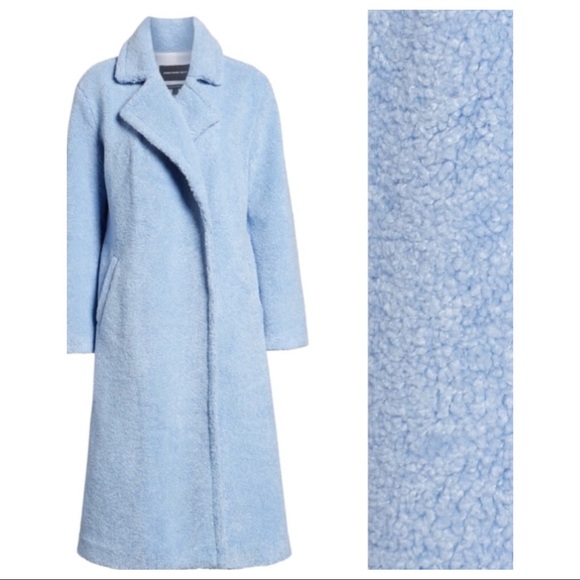 💥6 HR SALE💥 SOMETHING NAVY TEDDY FAUX FUR COAT - Picture 7 of 8